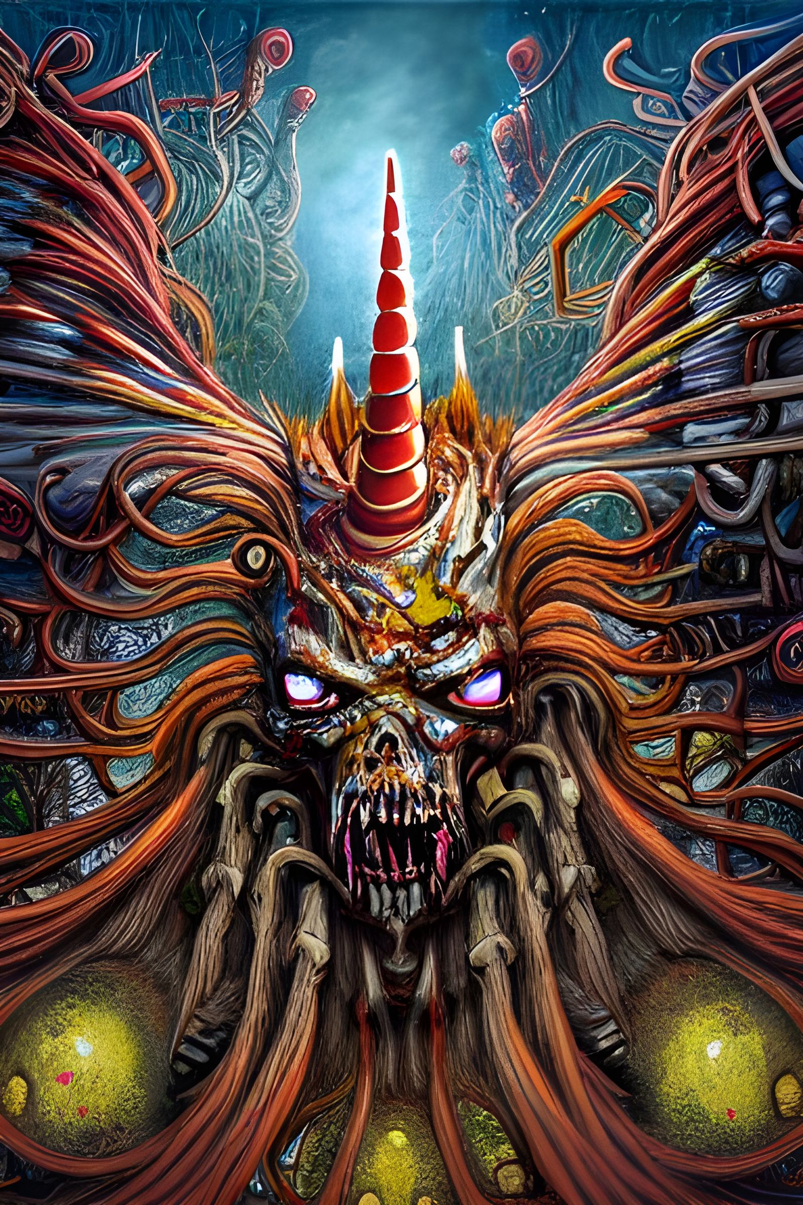 Zombie Unicorn: A Digital Art Masterpiece