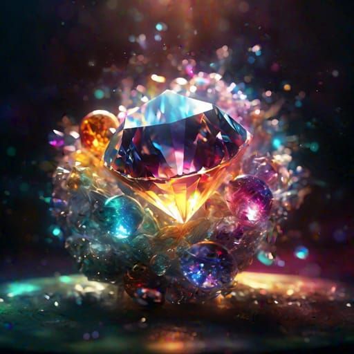 Brilliant Diamond Gemstone