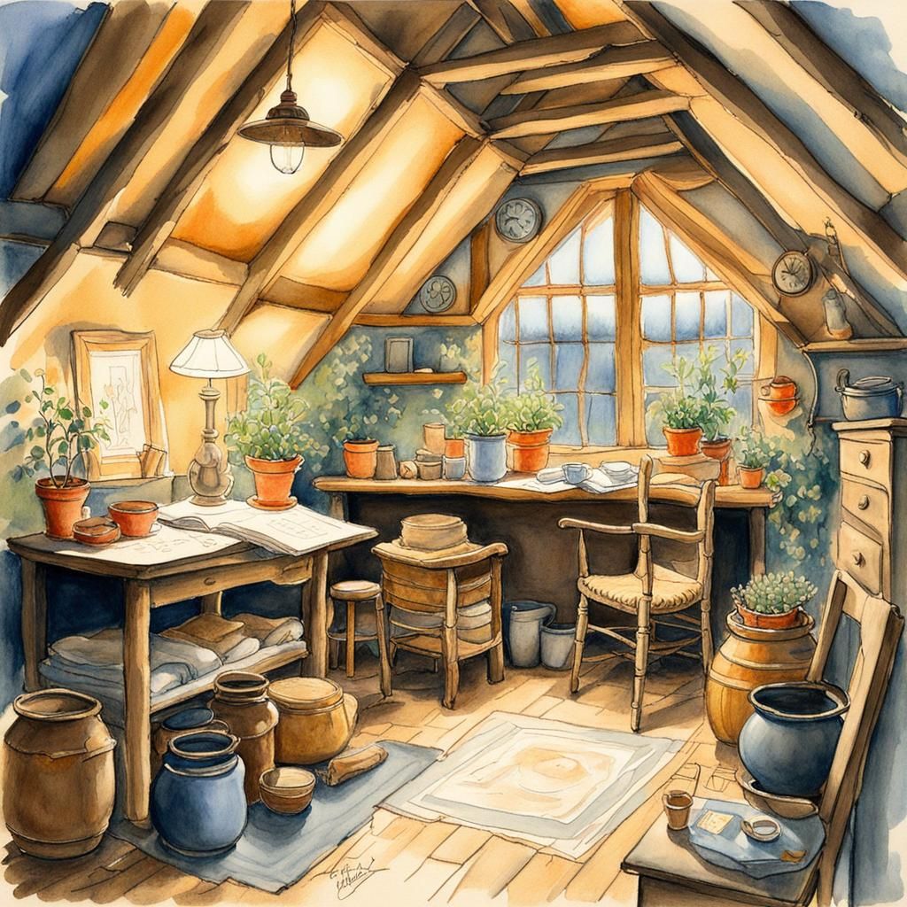 COZY ATTIC SPACES #4