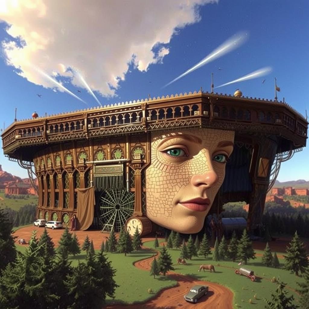 Abstract Surreal AI Generated Image