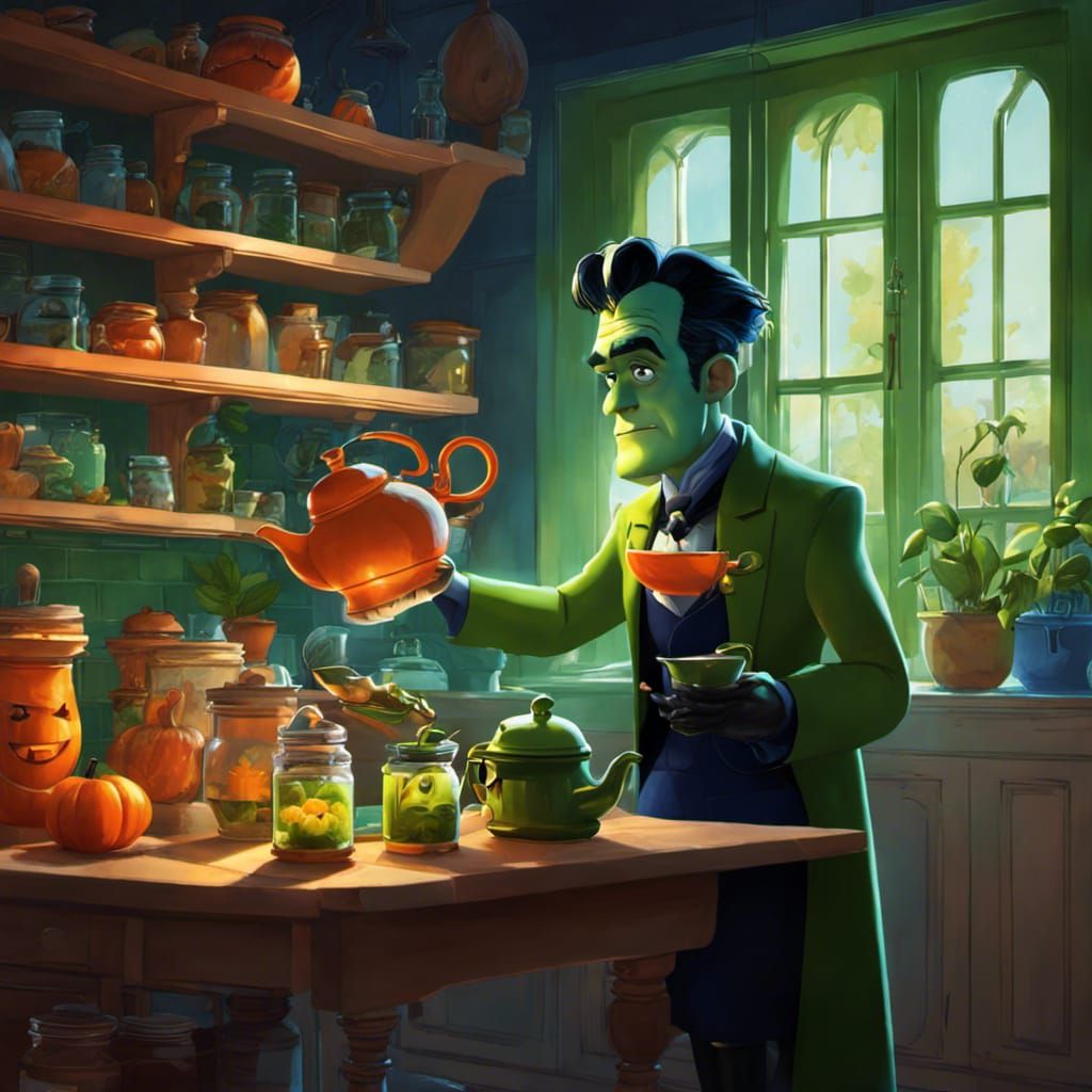 Mr Frankenstein, the butler