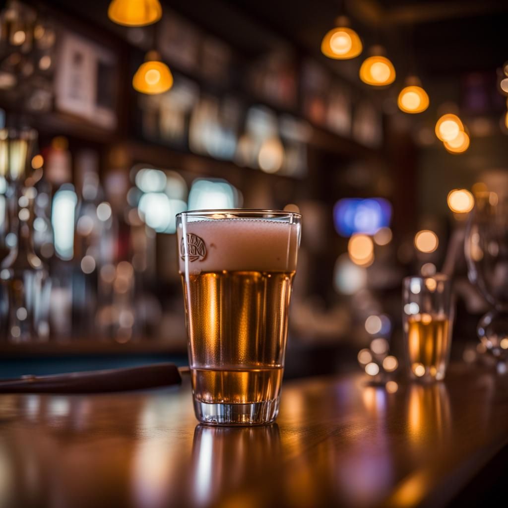 Lively Never-Closing Bar Scene in Professional Photography