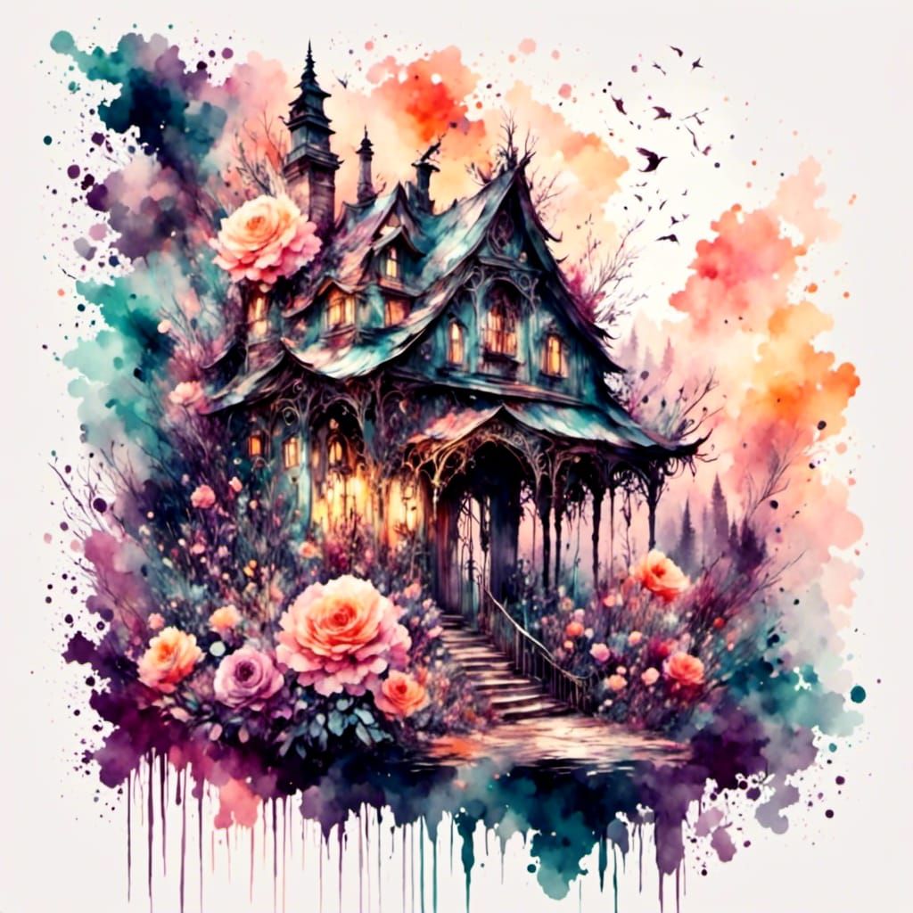 <lora:ConceptualWatercolor:1.0>Visions of Yesterday, Nostalgia My <lora:Antique Watercolor:1.0>Memories, Words of Though...