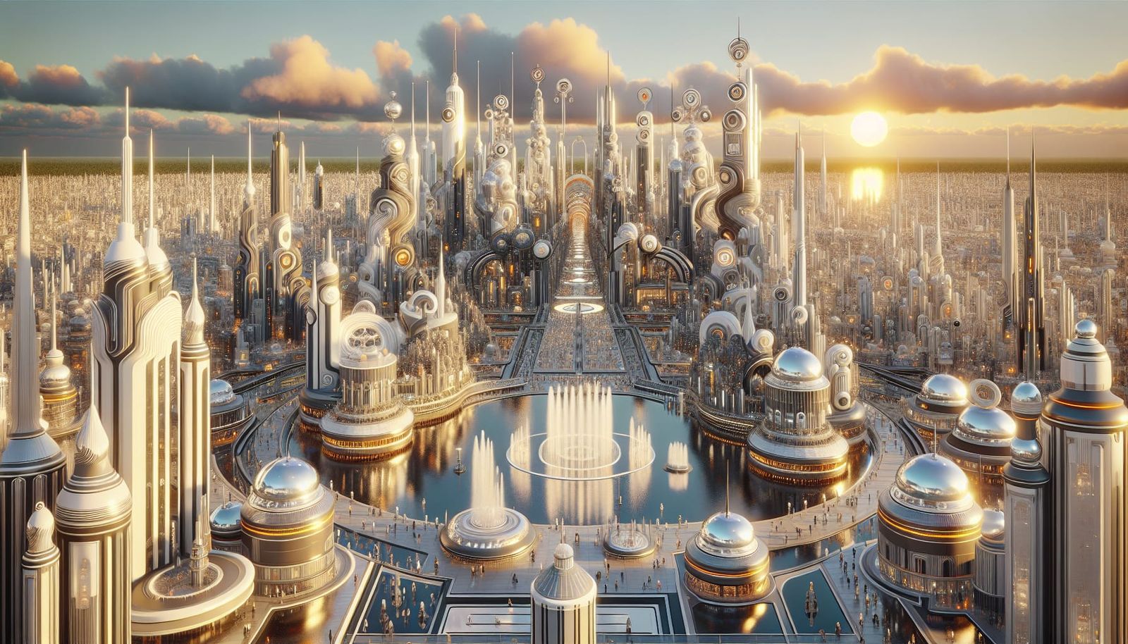 theatrical gloom gradient metalorganic  3D  fractal lacquere...