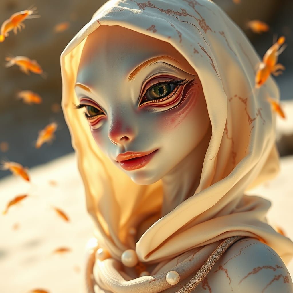 Alien child from the White Sand Planet (not cliche, it seems...