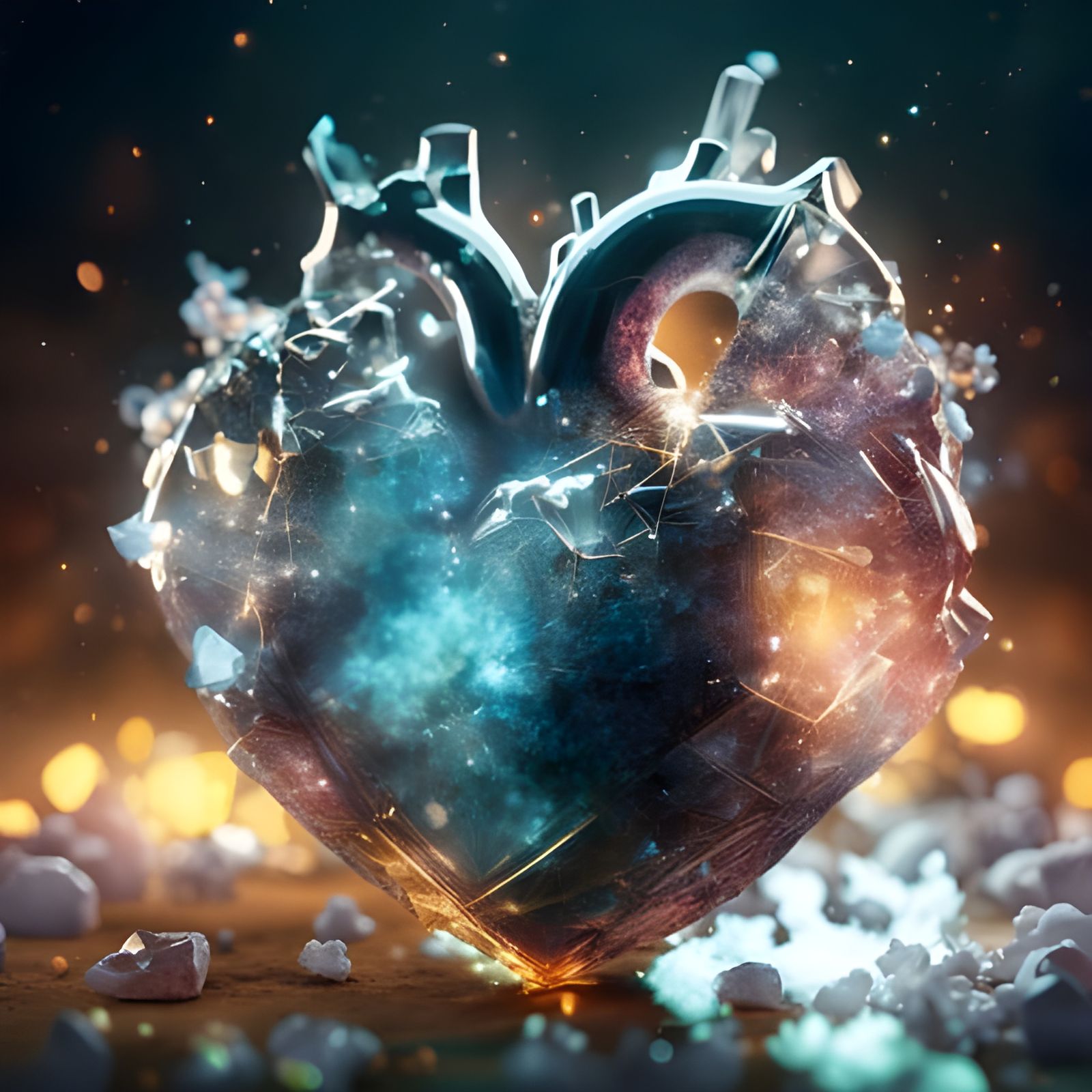 Crystals Infusion: A Dazzling Display