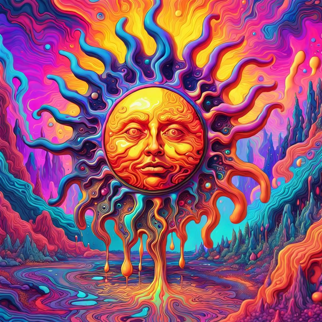 Melting of the rays 🌞