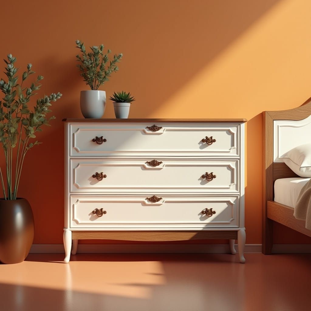 Elegant Wooden Furniture in Whimsical Mid-Century Style