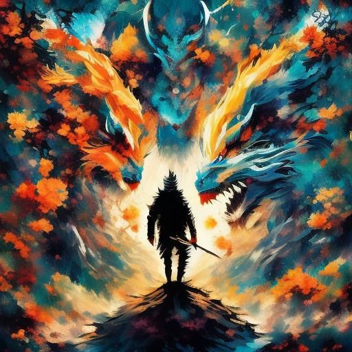 Hyperdetailed Dragon in Dark Fantasy Concept Art