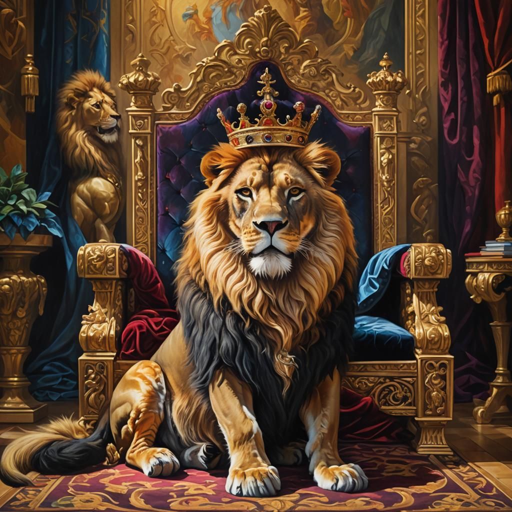 Regal Lion Majesty in Grand Palace