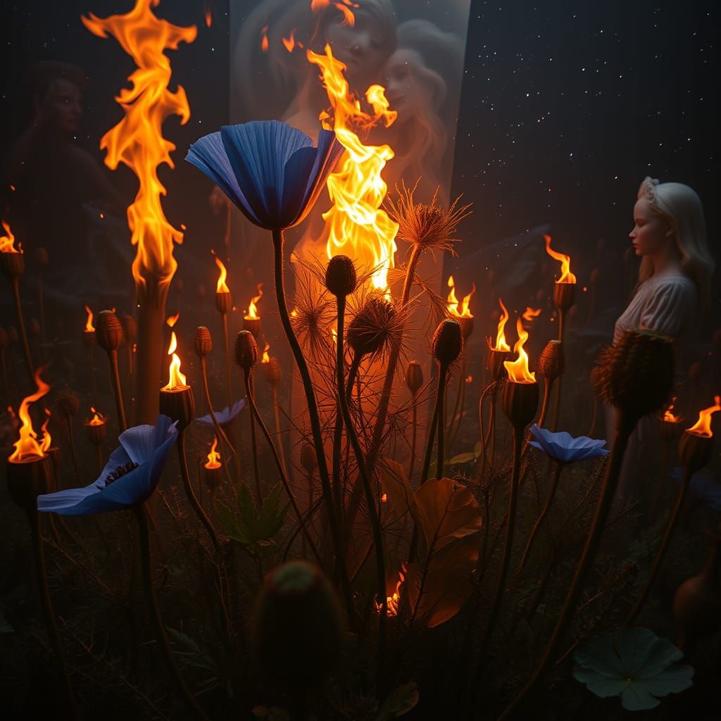 Cosmic Surrealism: Transcending Instincts in a Dreamlike Des...