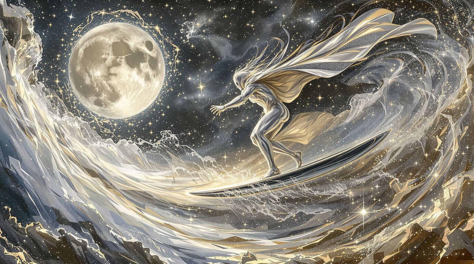 Silver Surfer in Cosmic Glory