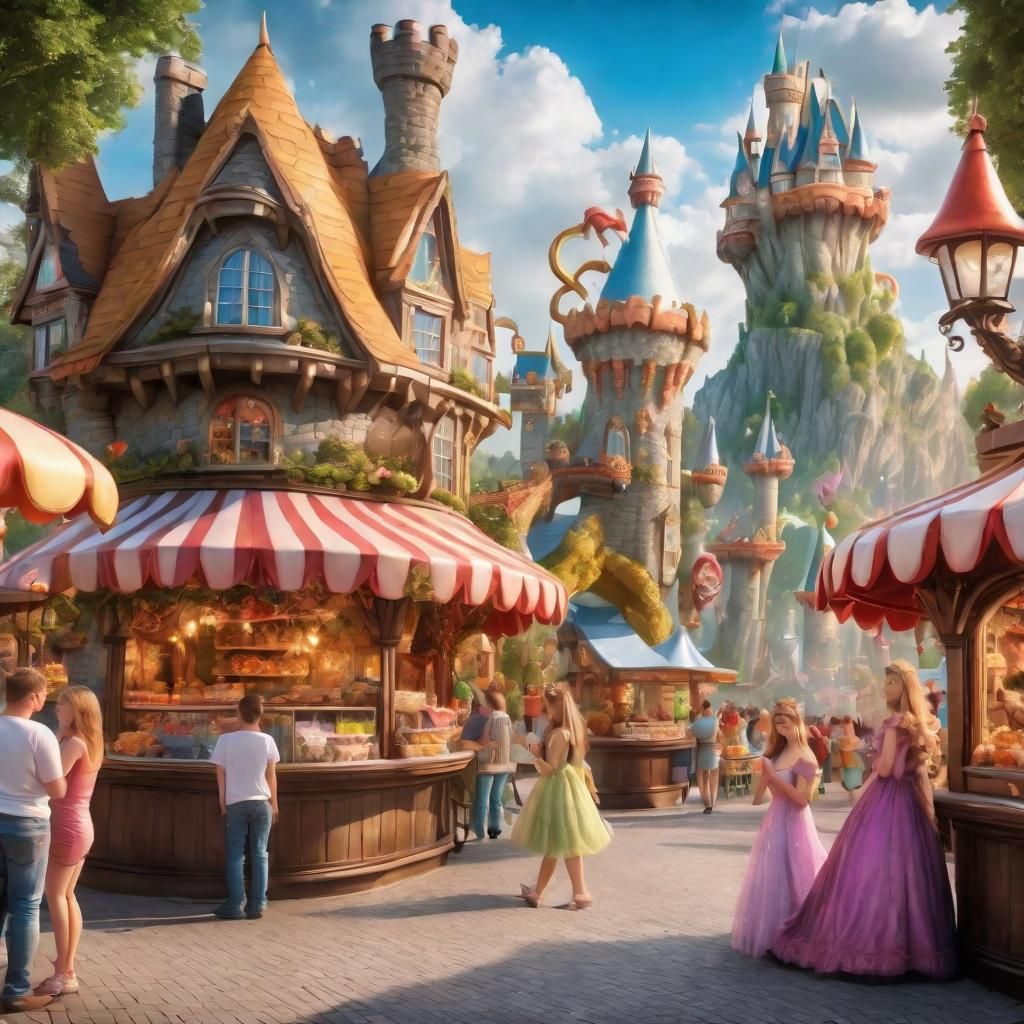 Magical Fantasy Theme Park in Wonderland