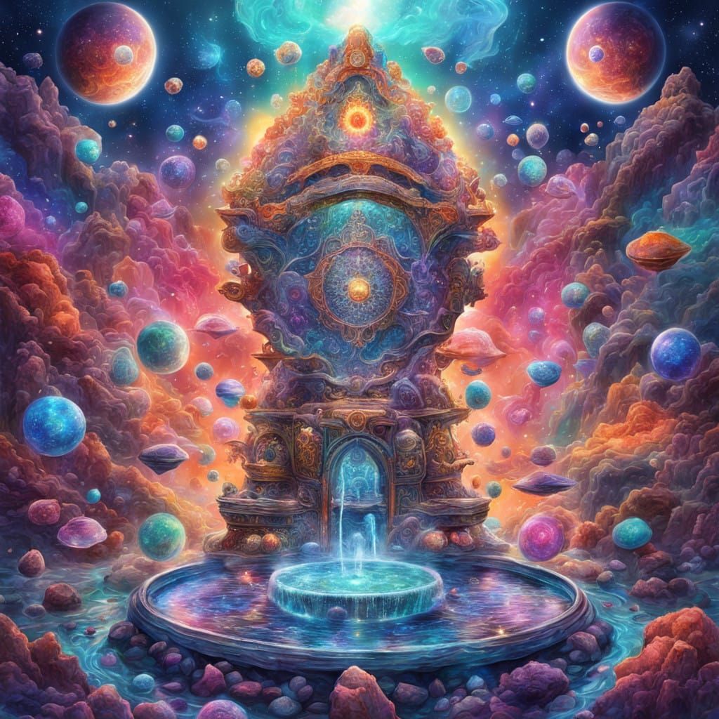Bursting Cosmic Nuggets in a Fountain of Radiant Holograms