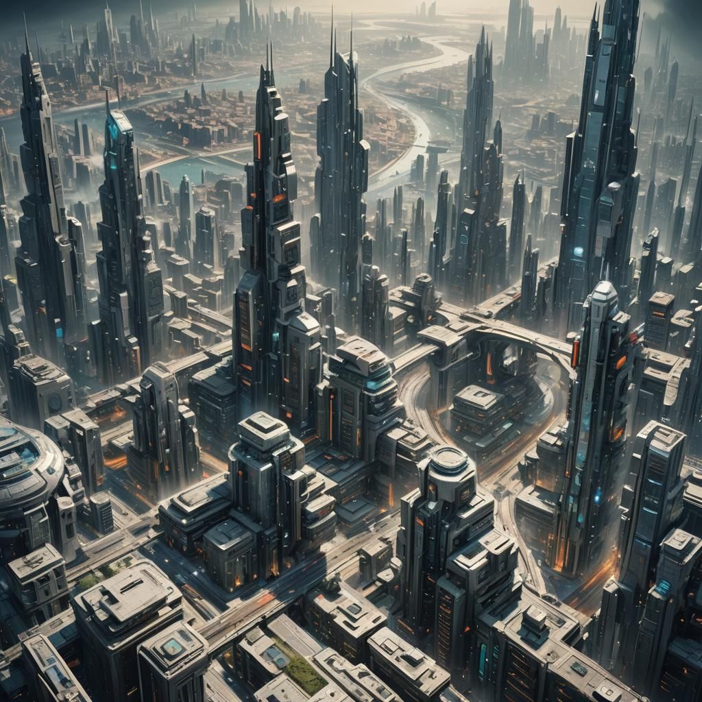 Futuristic Metropolis: A City of Tomorrow