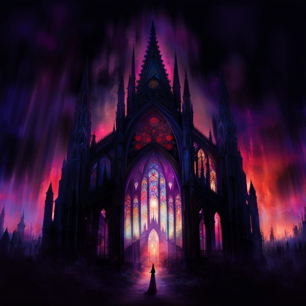 Ethereal Gothic Art: Silent Twilight