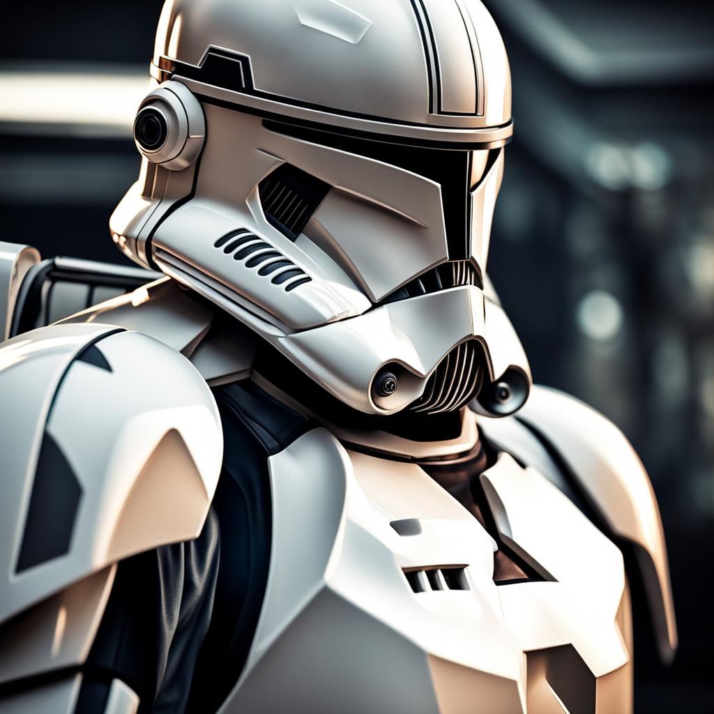 Hyperrealistic Clone Trooper from Star Wars