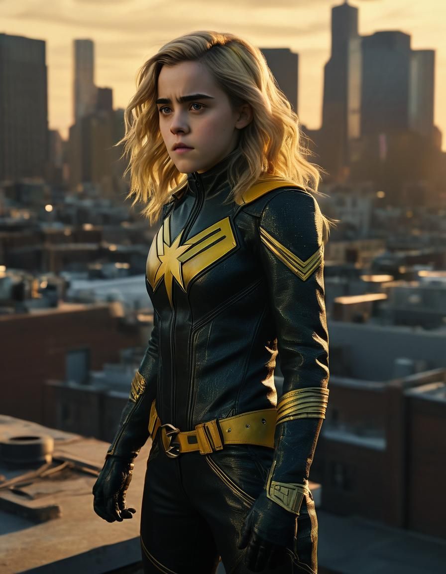 The Black Canary in Cinematic Hyper-Realistic Digital Art