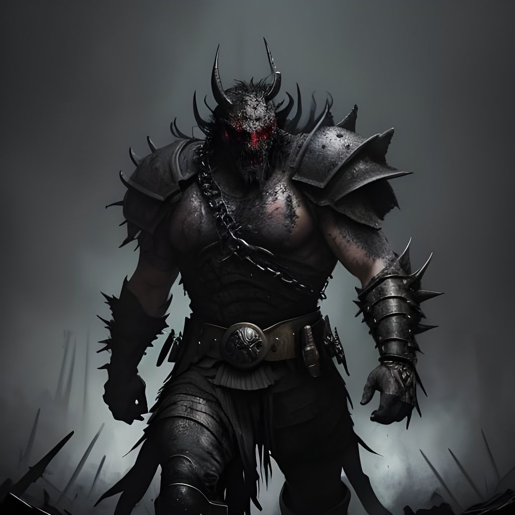 Battle-Hardened Gridiron Warriors in Dark Fantasy Armor