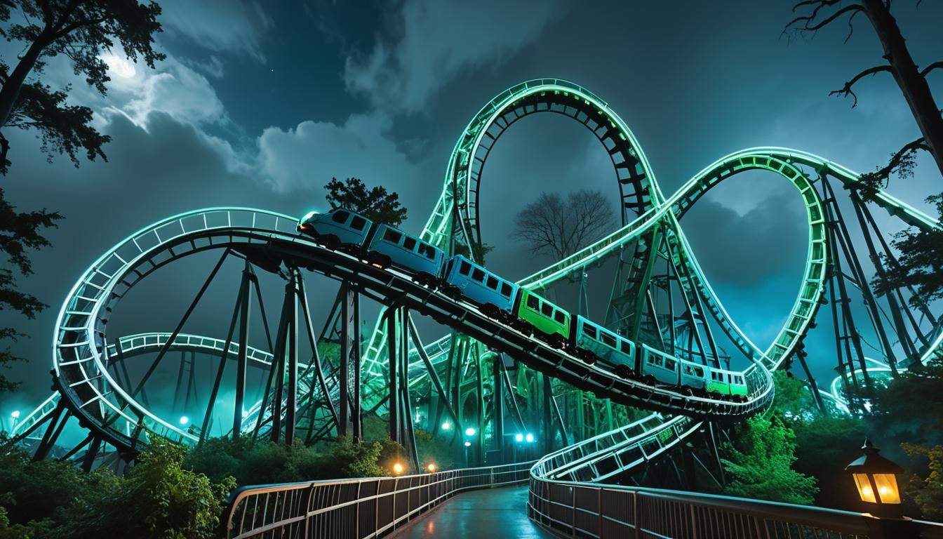 Phantom Thrills: The Haunting Roller Coaster Experience