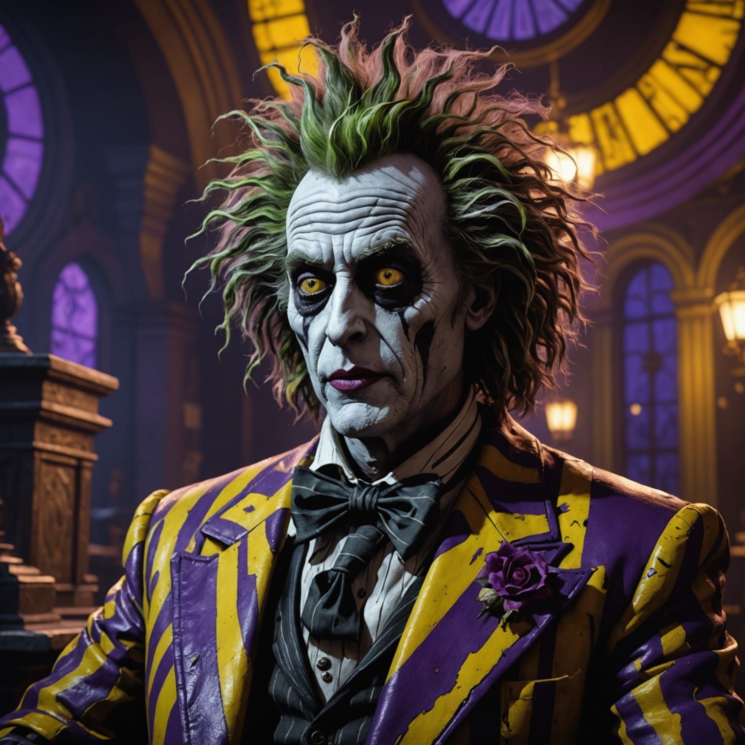 Beetlejuice: Dark Fantasy Concept Art in 8K