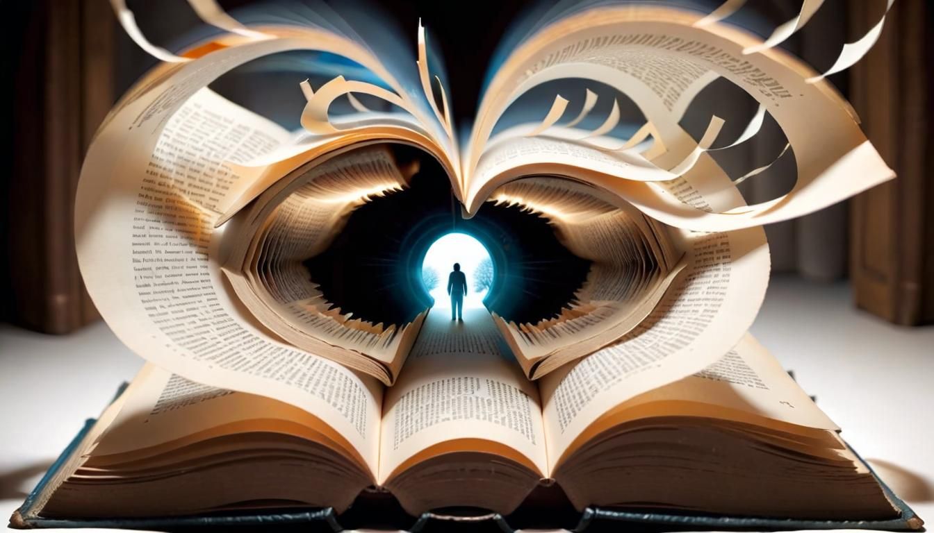 Introspective Open Book Reveals Mind's Eye Scene