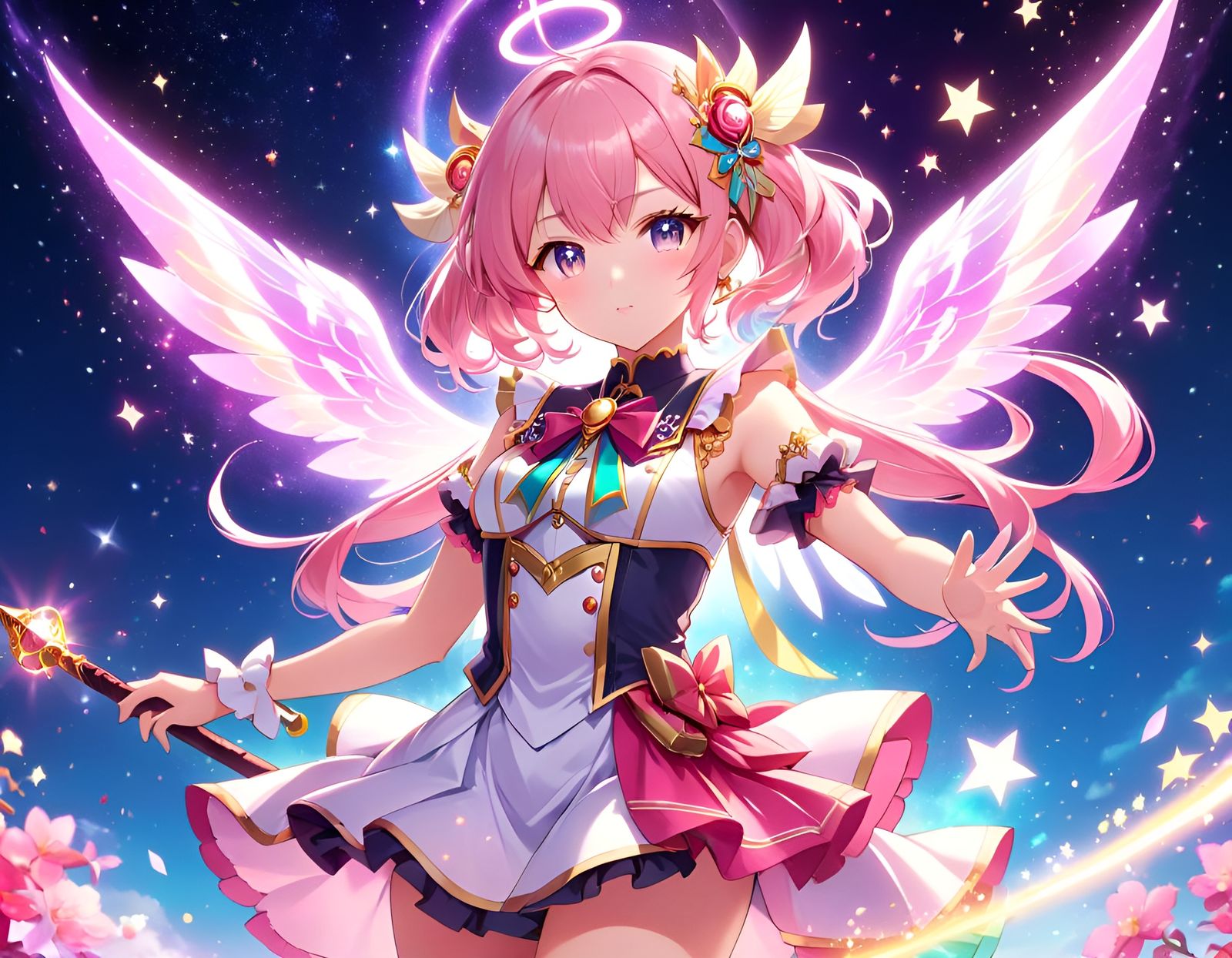 Magical Girl Anime Transformation in 8K