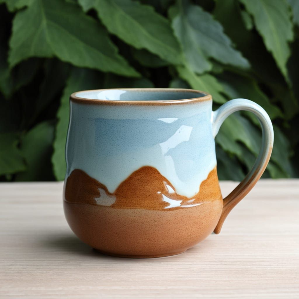 Handmade Salt Glazed Ceramic Coffee Mug