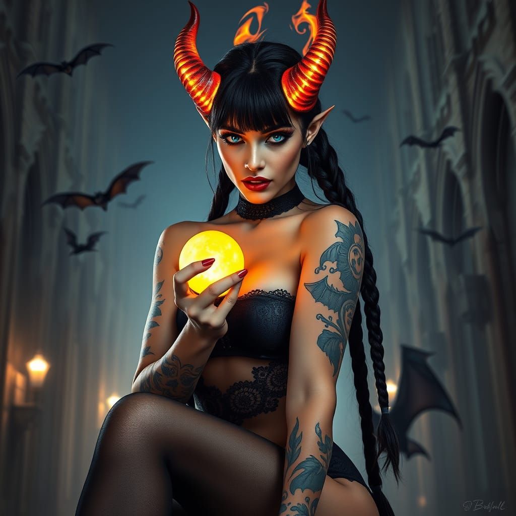 Alété friend Yssinte.  Met when Miss M and Alété travel to Hell as the Black Lady's am-bass-a-dor.