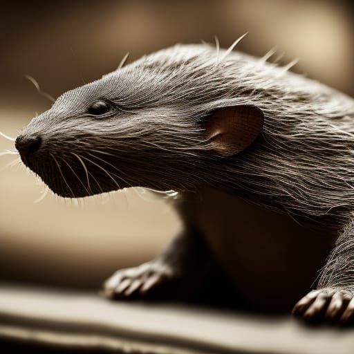 Hyperrealistic Portrait of Master Splinter in High Definitio...