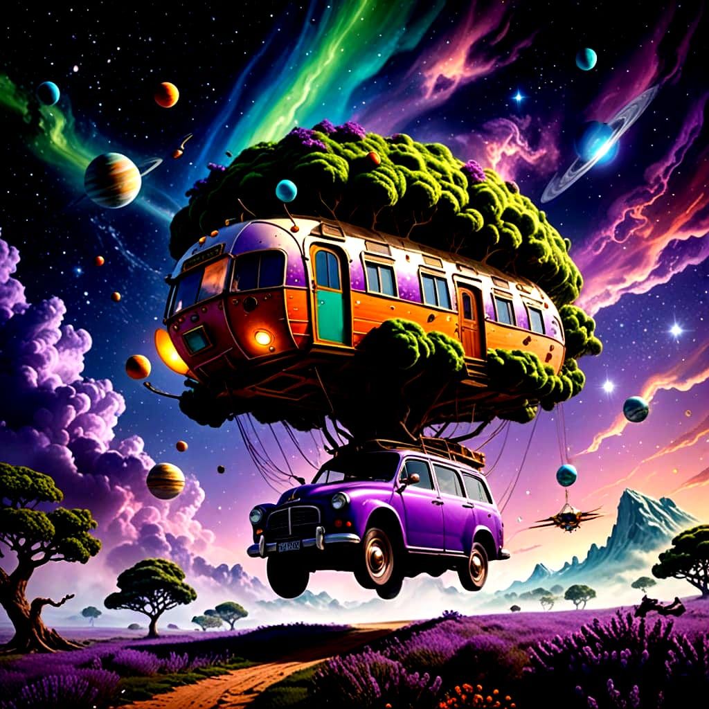 Cosmic Vessel in Deep Space