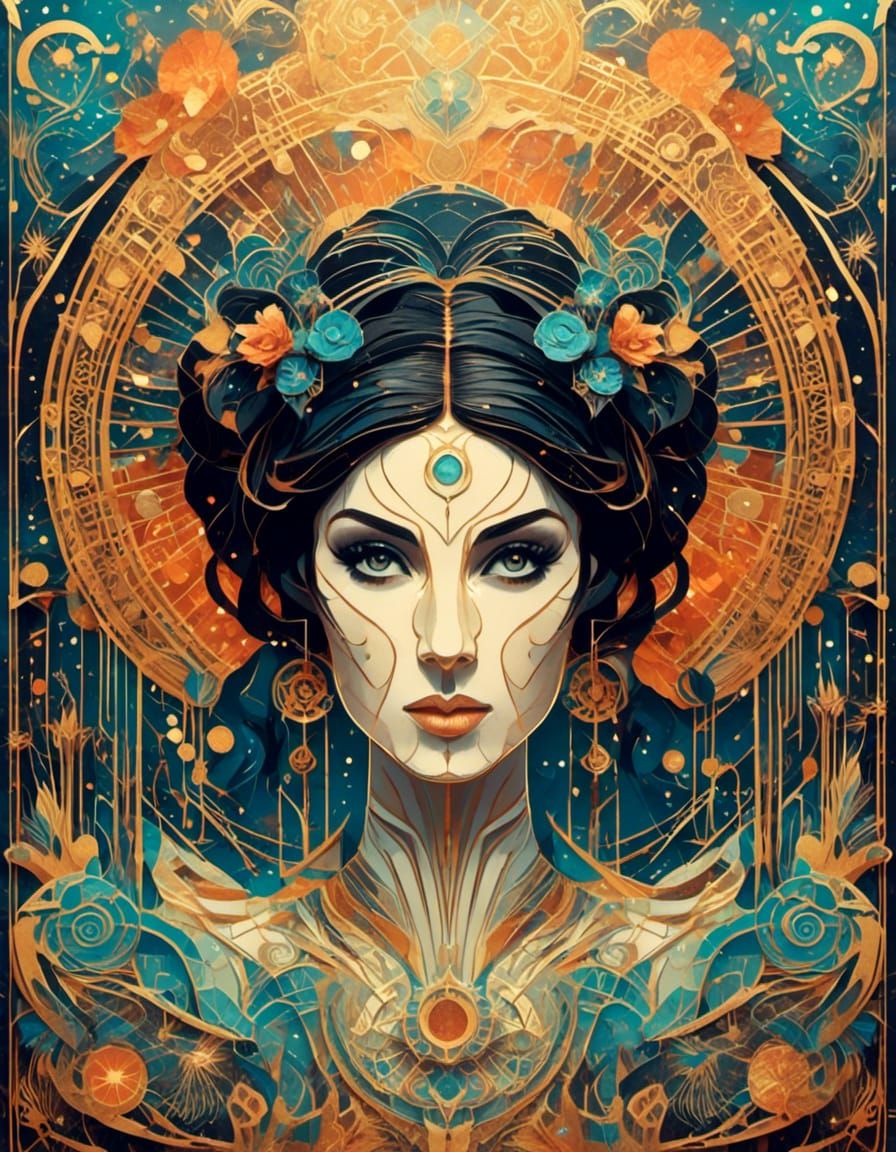 Princess Leia as Paper Sculpture