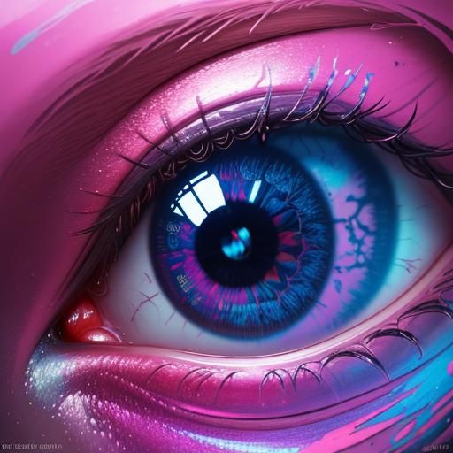 Pink Dragon in Candyland: Surreal Concept Art