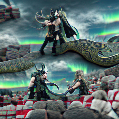 Ragnarok Inspired 3D Render in 8K Resolution