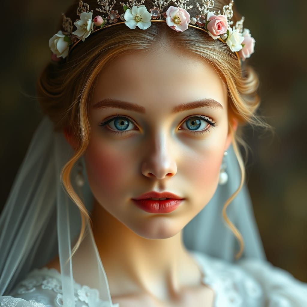 Ultra-Realistic Portrait of a Young Princess