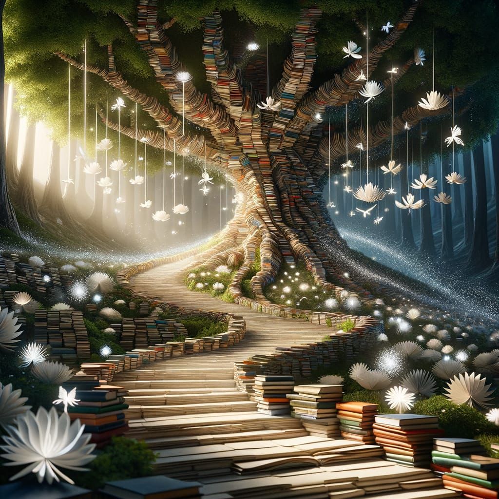 Enchanted Forest: A World Made of Books and Paper