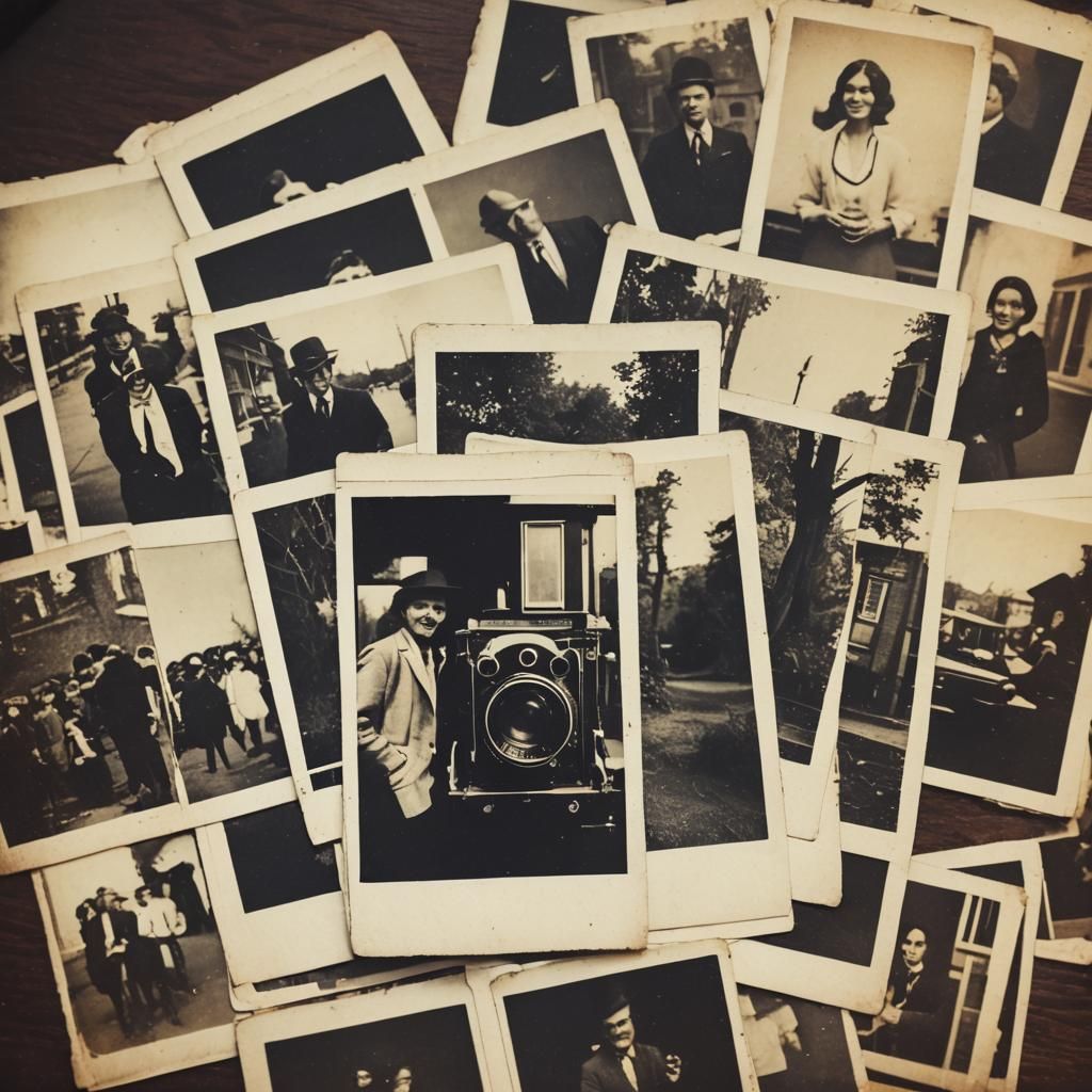 Vintage Instant Photography Aesthetic