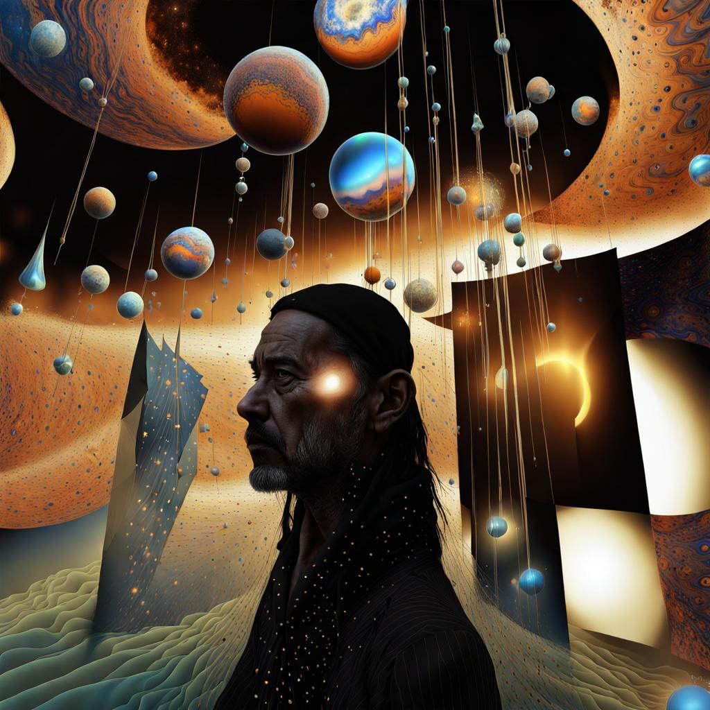 Surreal Reality Melts Through Space-Time