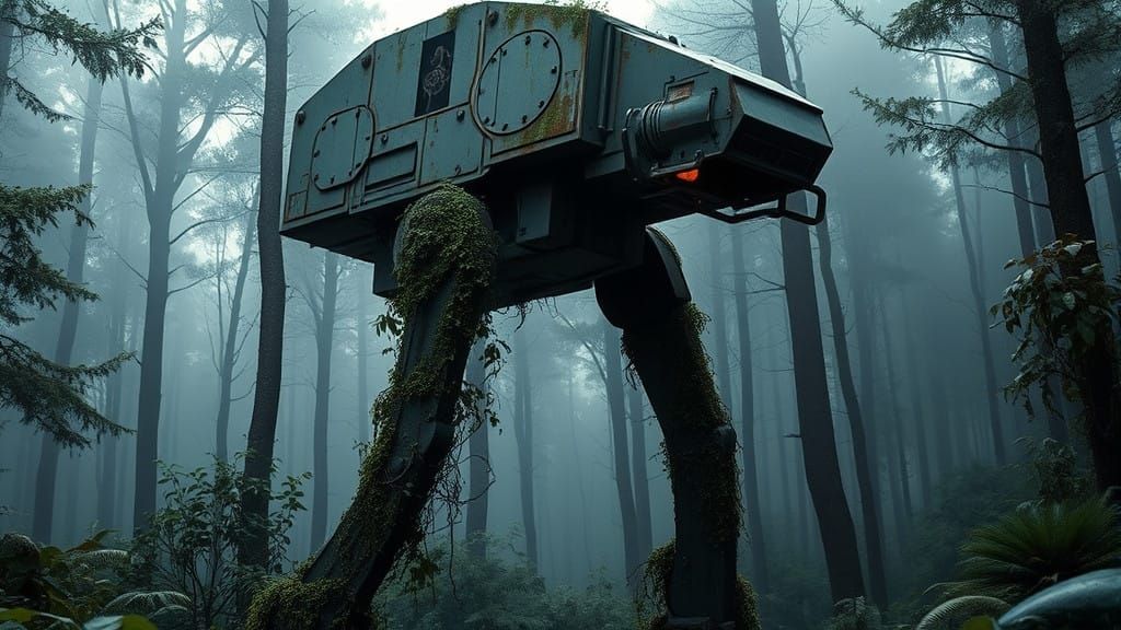 Forgotten Industrial Giant Rises from the Wilderness