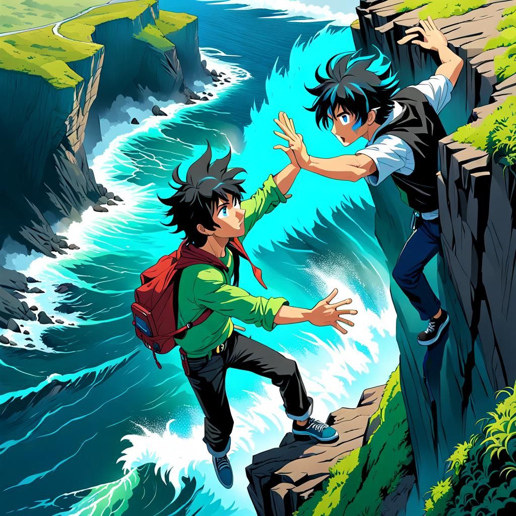 Cliff Rescue: A Moment of Desperation and Bravery