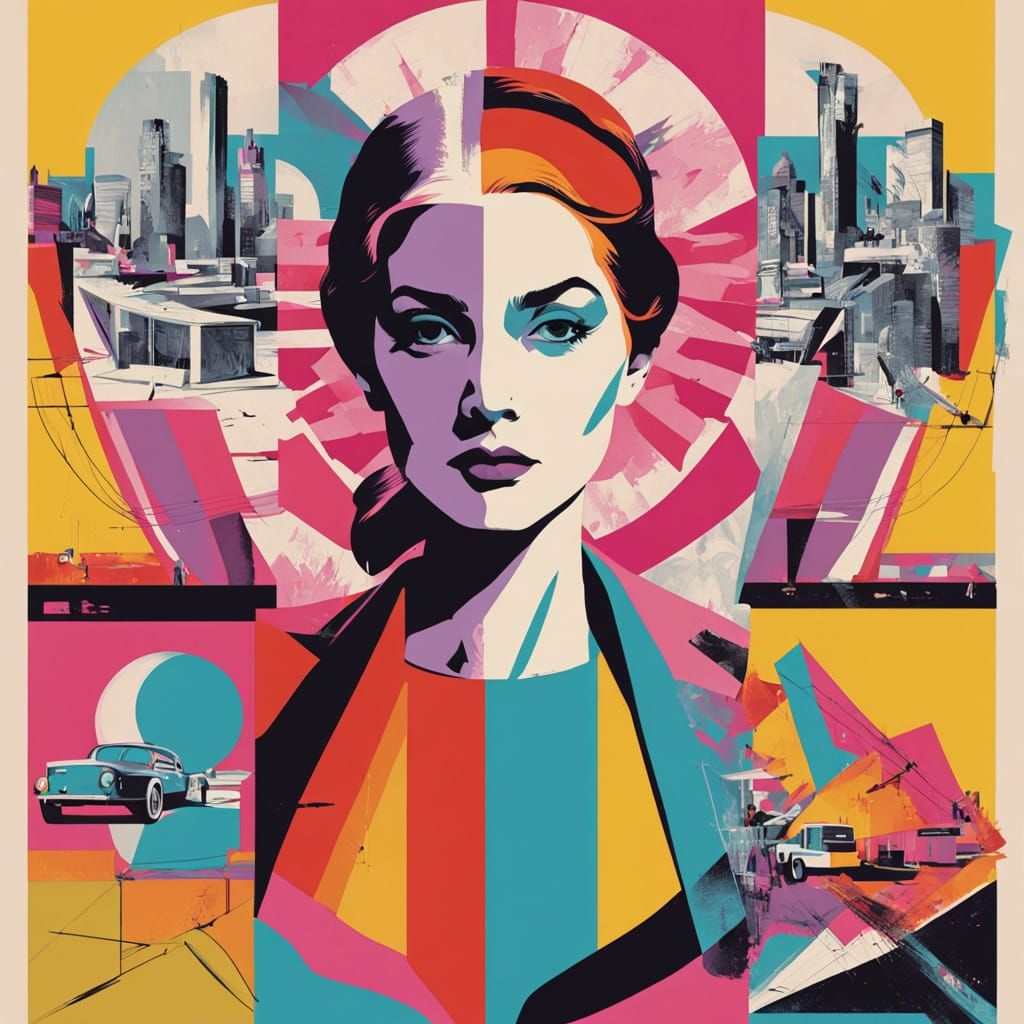 Capitalism in Vibrant Pop Art Style