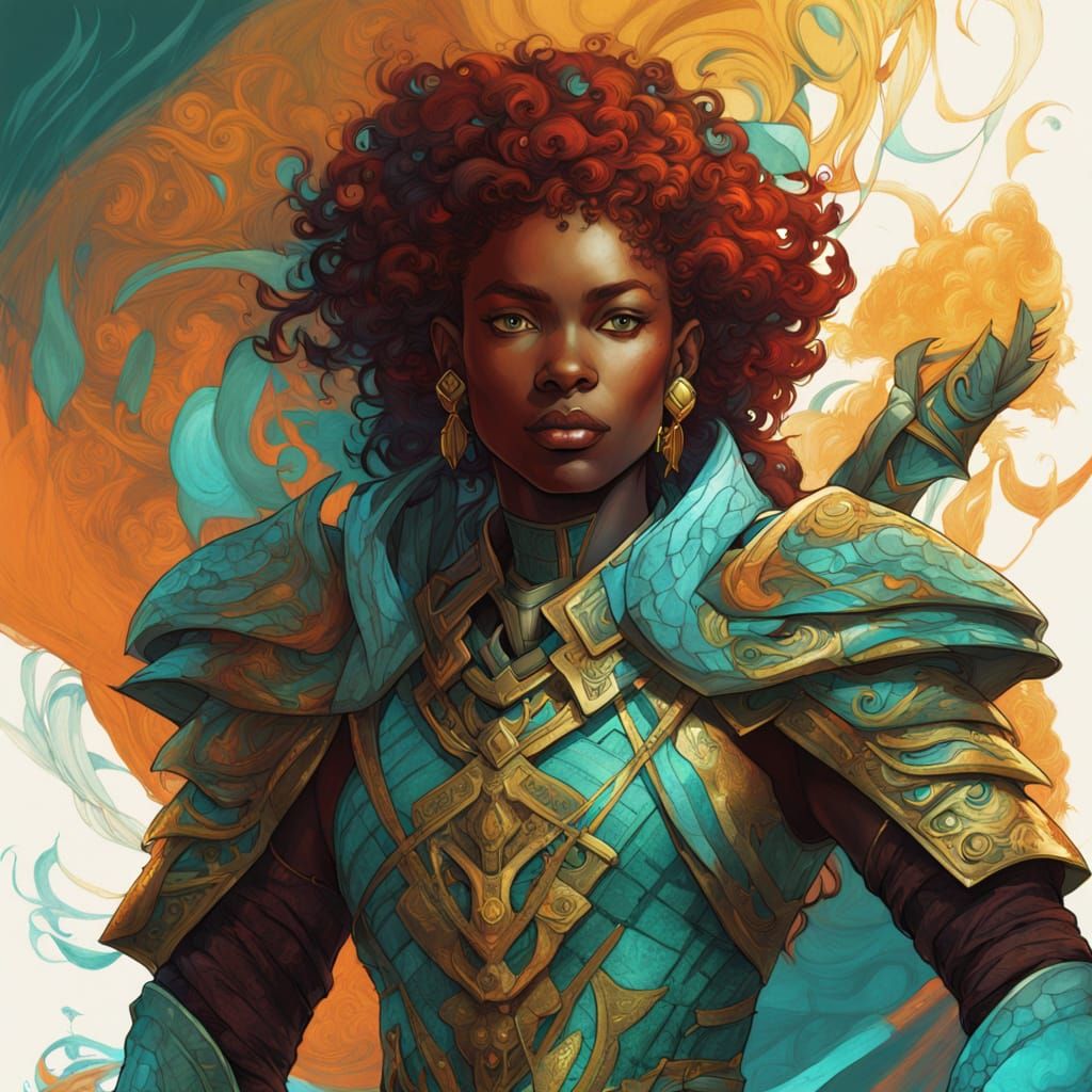 Zorathian Huntress Syl'Reth: Sci-Fi Concept Art