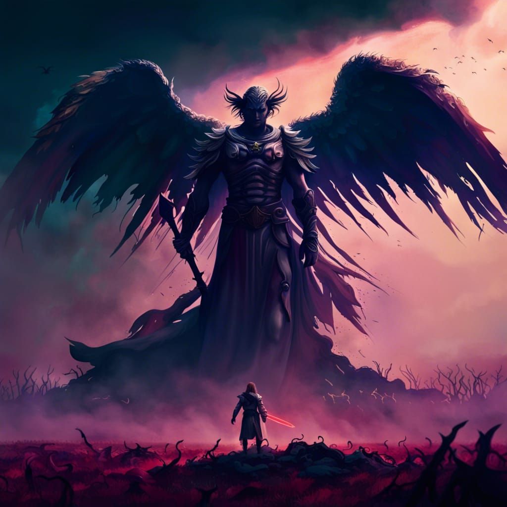 Angel on Battlefield Concept Art