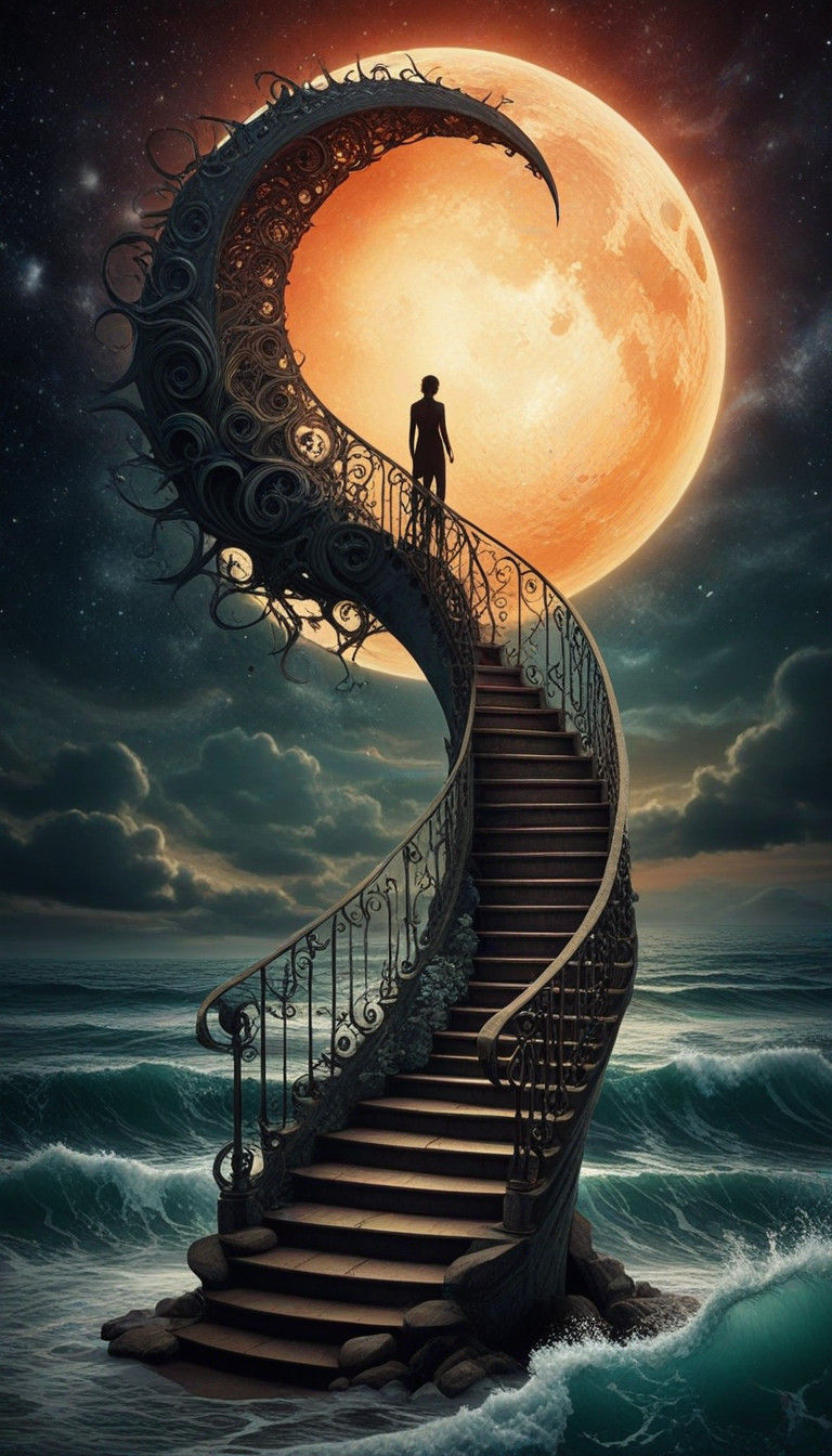 Ethereal Staircase to the Celestial Realm