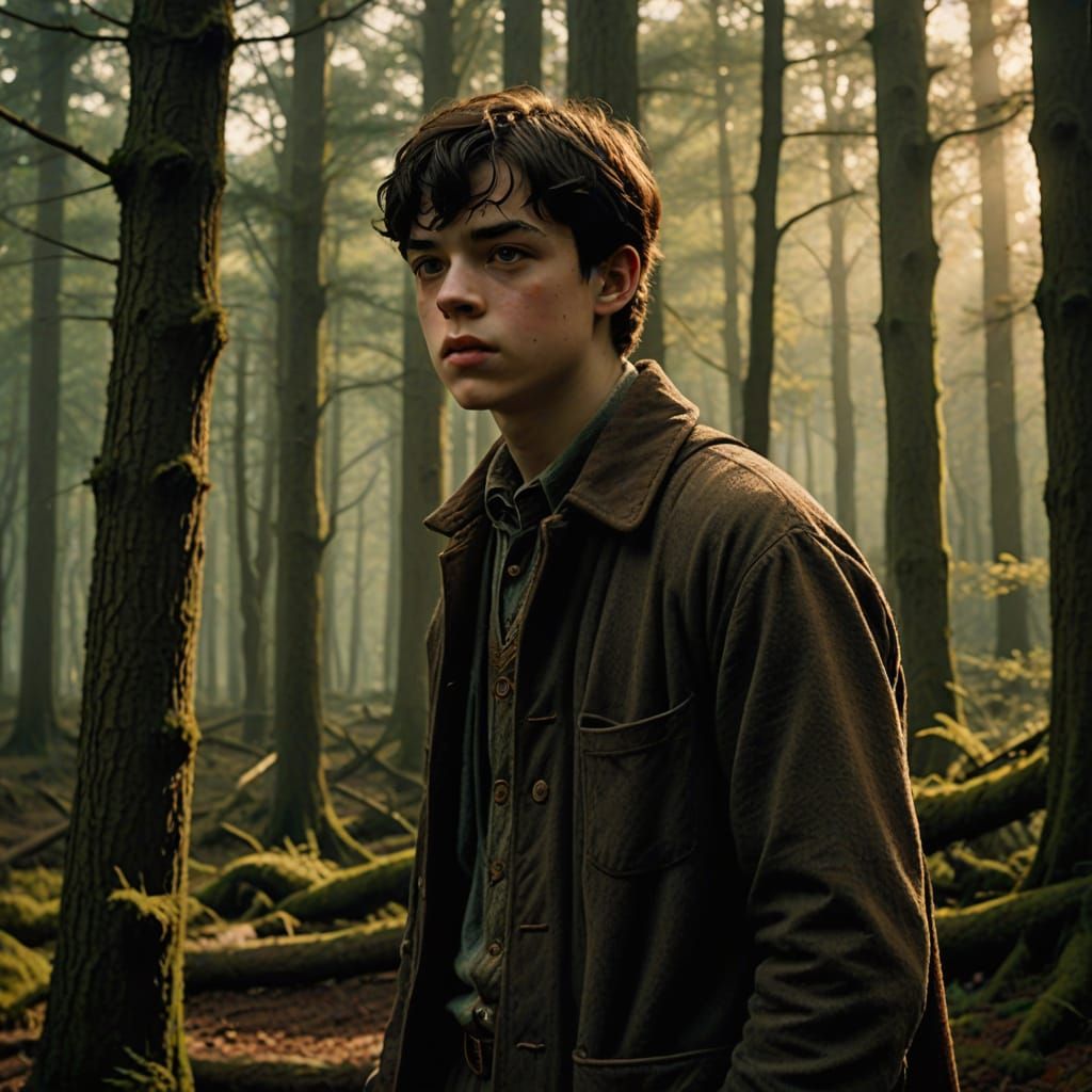 Skandar Keynes as the Edmund Pevensie in the Lion, the Witch and the Wardrobe .