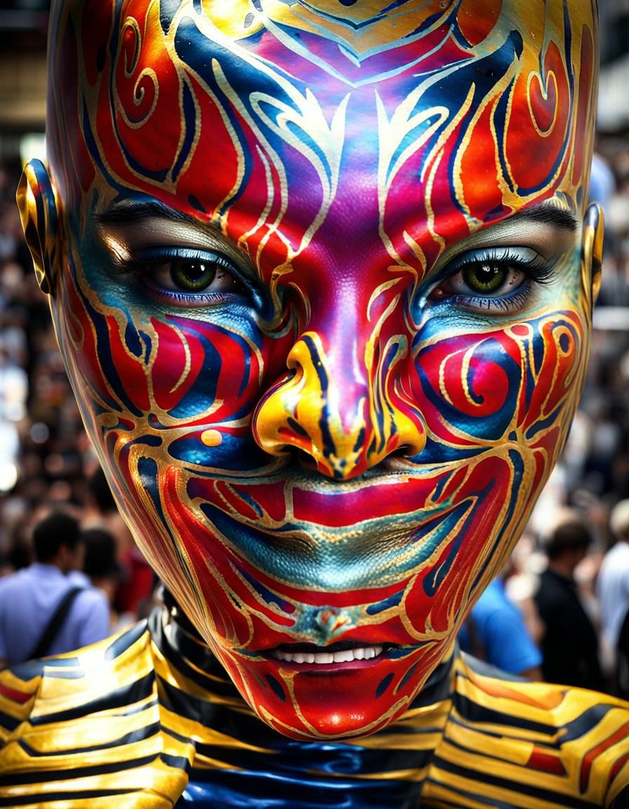 Photorealistic Aliens in Fashionable Attire: Hyperreal Photo...