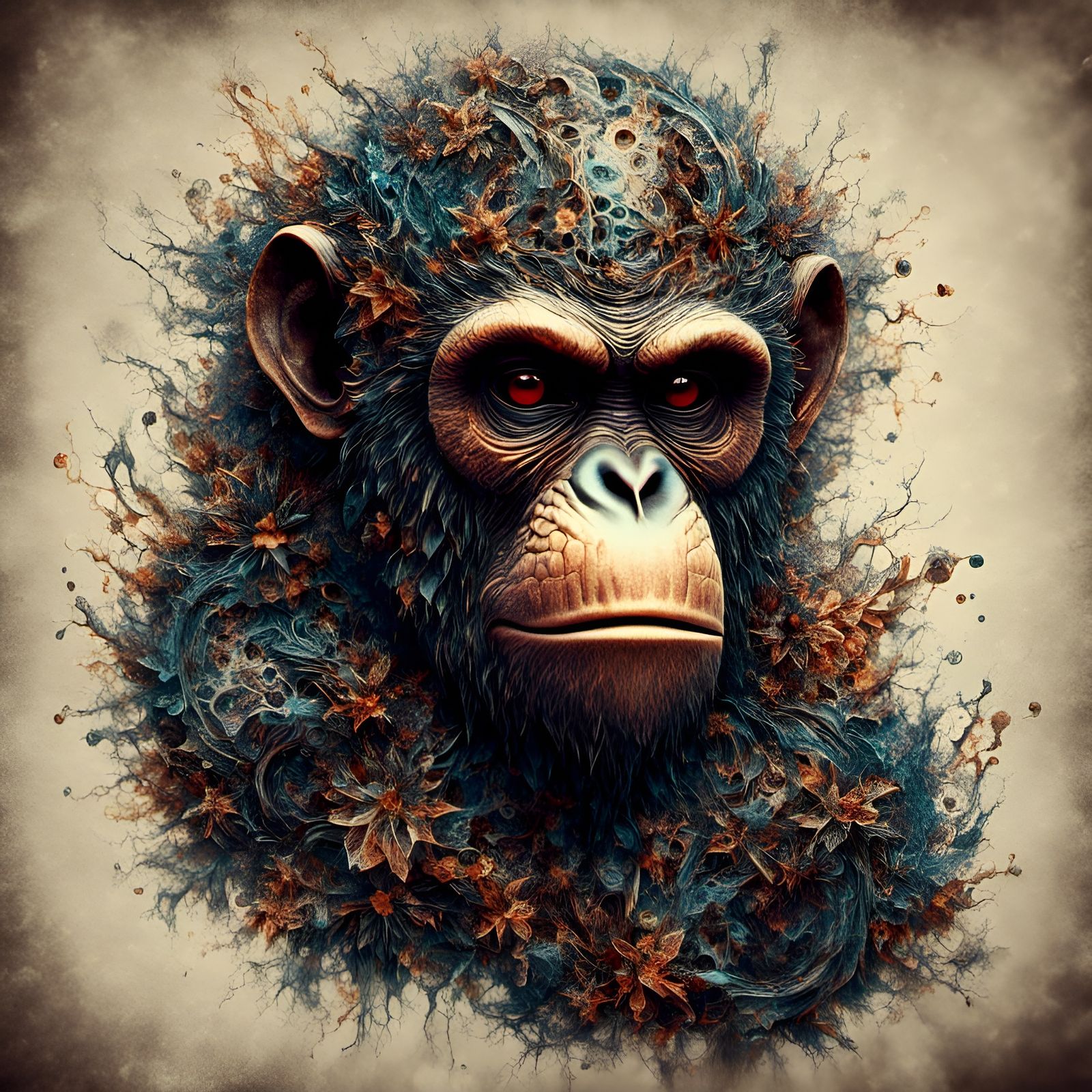Abstract monkey