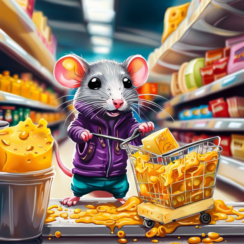 Cheese in the trap🐭🧀 🛒