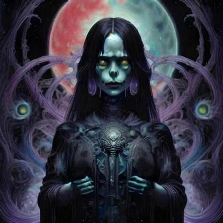 Dark Surreal Gothic Fantasy in Giger Style