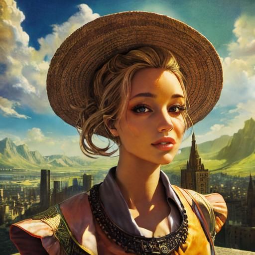 Psychedelic Anatomy in Detailed Matte Painting